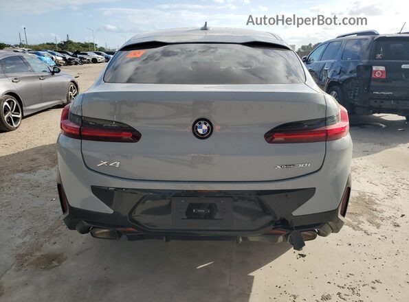 5UX33DT08S9Y22341 2025 BMW X4 Gray Հետևի տեսք