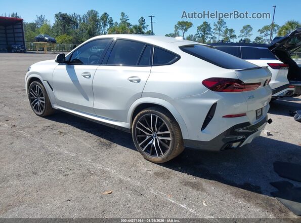 5UX33EX01R9U30683 2024 BMW X6 White Задня ліва чверть