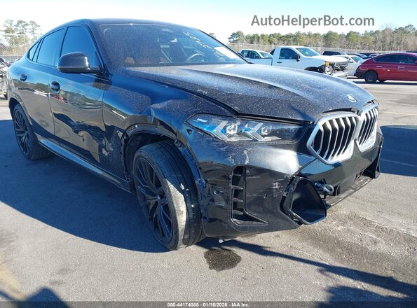 5UX33EX01S9X93832 2025 BMW X6 Black Вид спереду