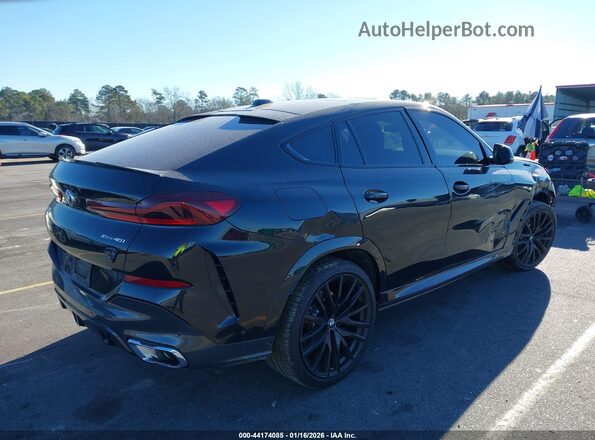 5UX33EX01S9X93832 2025 BMW X6 Black Задня права чверть