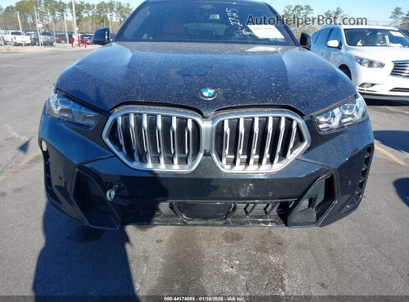 5UX33EX01S9X93832 2025 BMW X6 Black Вид щитка приладів
