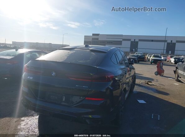 5UX33EX02R9T85883 2024 BMW X6 Black Հետևի աջ