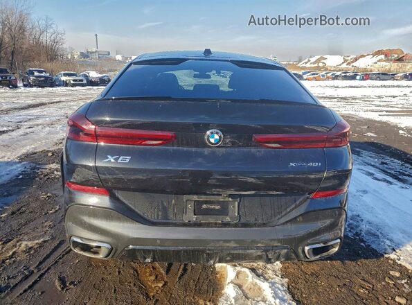 5UX33EX03S9W98284 2025 BMW X6 Black Vista trasera