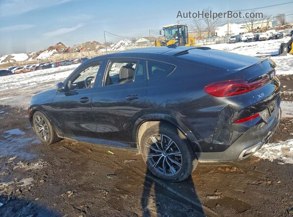 5UX33EX03S9W98284 2025 BMW X6 Black Trasero izquierdo
