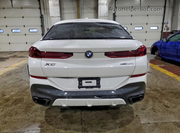 5UX33EX04T9113861 2026 BMW X6 White Vista trasera