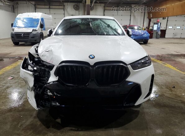 5UX33EX04T9113861 2026 BMW X6 White Vista interior de 360 grados
