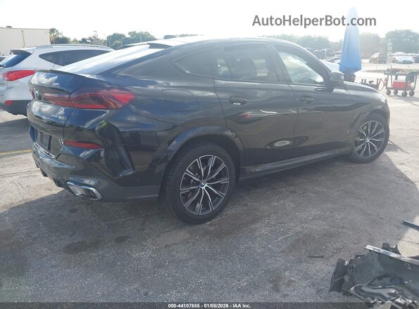 5UX33EX05S9X63684 2025 BMW X6 Black Tył prawy
