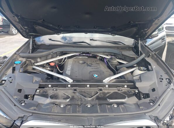 5UX33EX05S9X63684 2025 BMW X6 Black Widok z tyłu