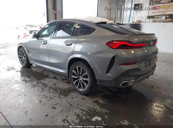 5UX33EX05S9Z55414 2025 BMW X6 Gray Հետևի ձախ