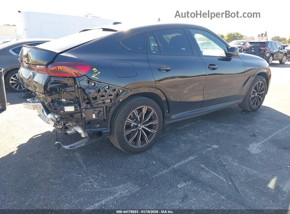 5UX33EX06S9Z23538 2025 BMW X6 Black Trasero derecho