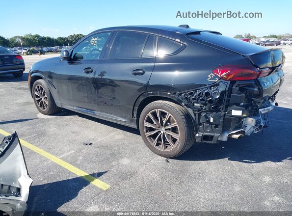 5UX33EX06S9Z23538 2025 BMW X6 Black Trasero izquierdo