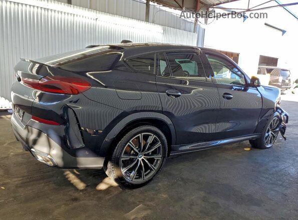5UX33EX07T9155845 2026 BMW X6 Blue უკანა მარჯვენა