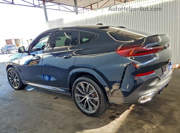 5UX33EX07T9155845 2026 BMW X6 Blue უკანა მარცხენა