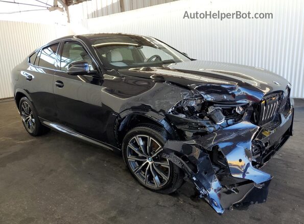 5UX33EX07T9155845 2026 BMW X6 Blue სალონის 360-გრადუსიანი ხედი