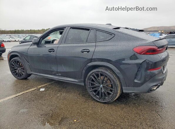5UX33EX09S9X63655 2025 BMW X6 Black Trasero izquierdo