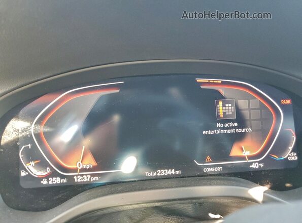 5UX43DP04R9W43352 2024 BMW X3 Black ხელსაწყოთა პანელის ხედი