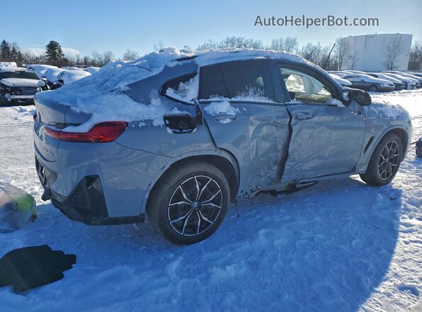 5UX43DT02S9241048 2025 BMW X4 Gray Rear right