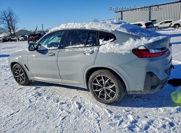 5UX43DT02S9241048 2025 BMW X4 Gray Rear left