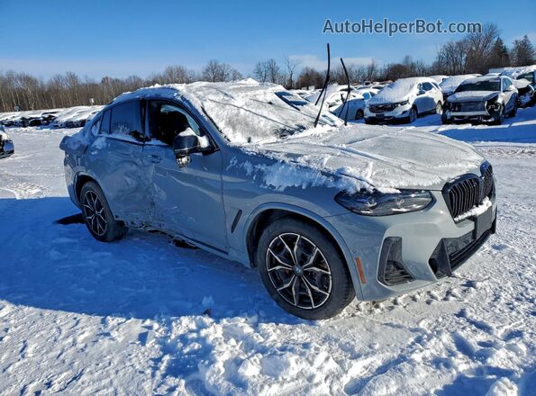 5UX43DT02S9241048 2025 BMW X4 Gray Front right