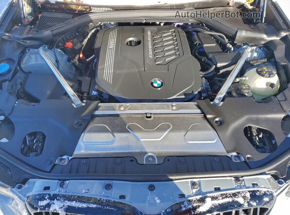 5UX43DT02S9241048 2025 BMW X4 Gray Engine compartment view