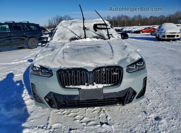5UX43DT02S9241048 2025 BMW X4 Gray Front view