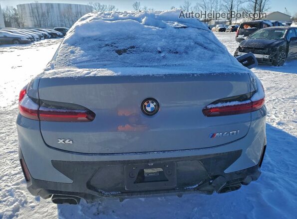 5UX43DT02S9241048 2025 BMW X4 Gray Rear view