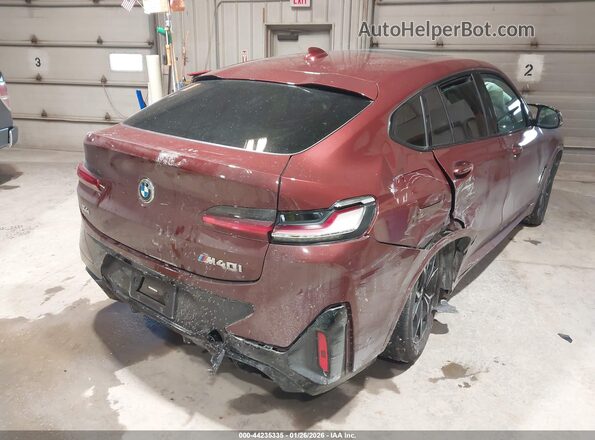 5UX43DT03N9L75409 2022 BMW X4 Red Հետևի աջ