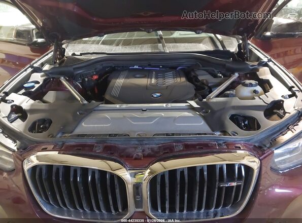 5UX43DT03N9L75409 2022 BMW X4 Red Հետևի տեսք