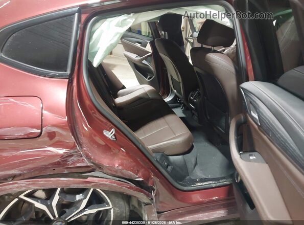 5UX43DT03N9L75409 2022 BMW X4 Red VIN կոդի պիտակի տեսք