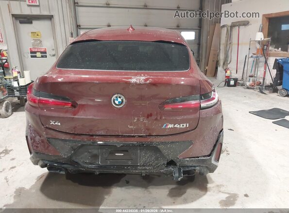5UX43DT03N9L75409 2022 BMW X4 Red 
