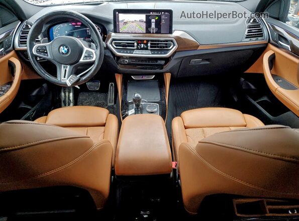 5UX43DT04N9K07567 2022 BMW X4 Черный Вид панели приборов