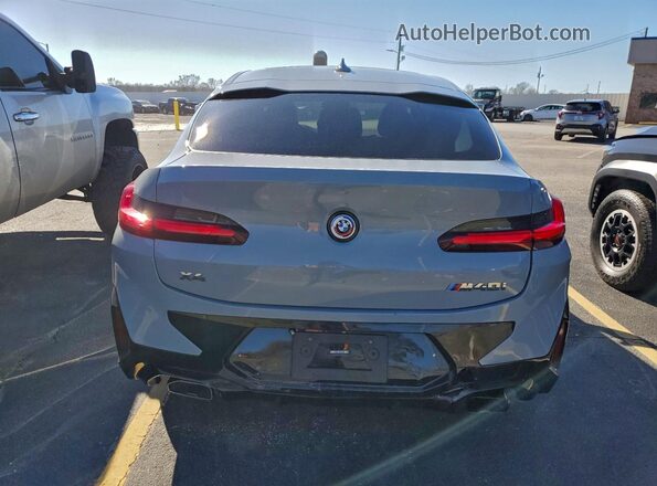 5UX43DT04P9P70850 2023 BMW X4 Gray Vista trasera