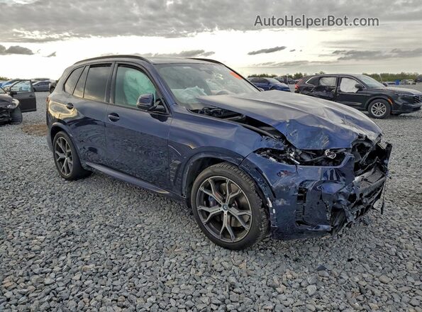 5UX43EU02R9U06417 2024 BMW X5 Blue Przód prawy