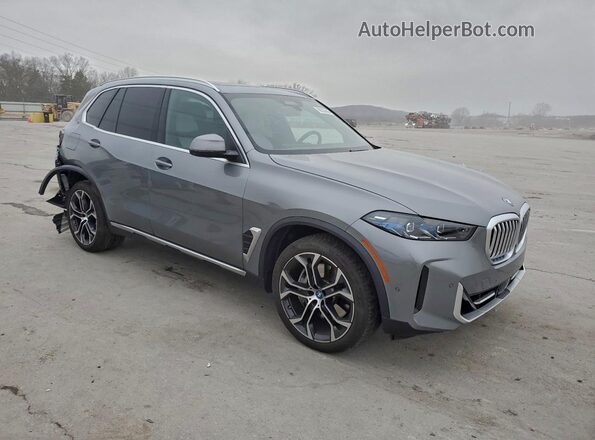 5UX43EU02S9Y67204 2025 BMW X5 Gray Przód prawy