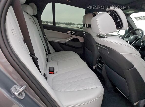 5UX43EU02S9Y67204 2025 BMW X5 Gray Widok tylnych siedzeń