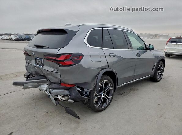 5UX43EU02S9Y67204 2025 BMW X5 Gray Tył prawy
