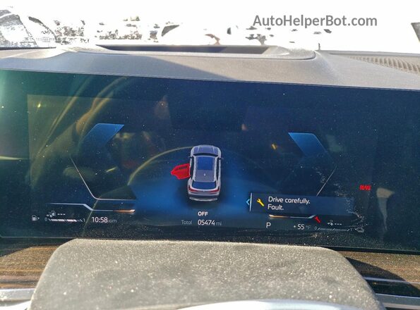 5UX43EU02S9Y67204 2025 BMW X5 Gray Widok zestawu wskaźników