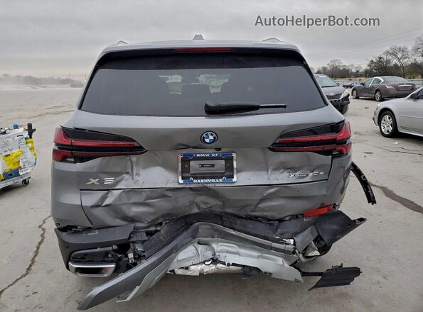 5UX43EU02S9Y67204 2025 BMW X5 Gray Widok z tyłu