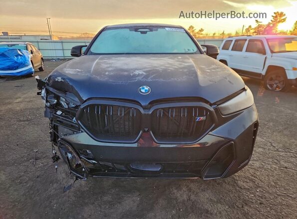 5UX43EX09S9Y85775 2025 BMW X6 Черный Вид спереди
