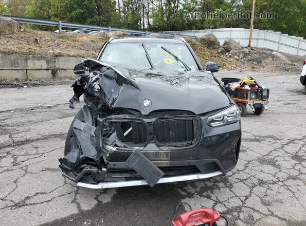 5UX53DP00N9J72105 2022 BMW X3 Black Widok z przodu