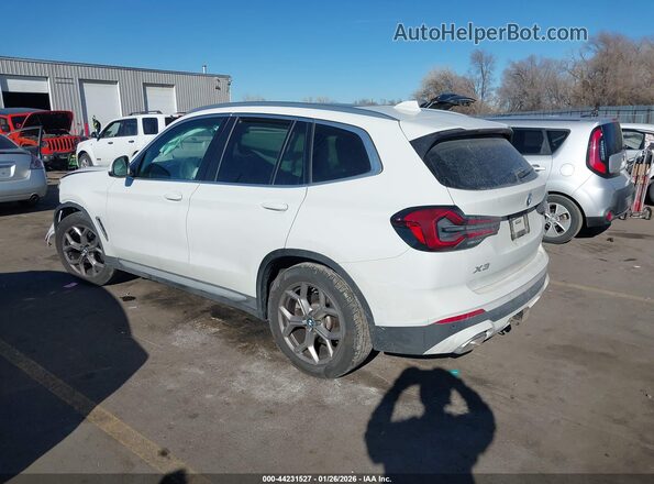 5UX53DP00P9N94037 2023 BMW X3 White Tył lewy