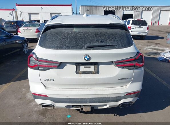 5UX53DP00P9N94037 2023 BMW X3 White 