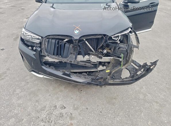 5UX53DP02N9M93322 2022 BMW X3 Black Widok komory silnika
