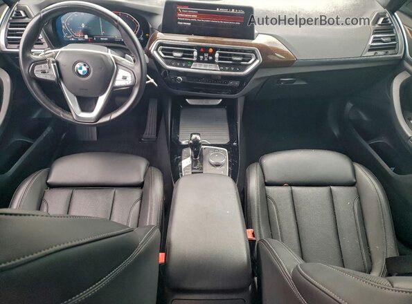 5UX53DP02N9M93322 2022 BMW X3 Black Widok deski rozdzielczej
