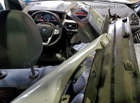 5UX53DP02P9N79846 2023 BMW X3 White წინა პანელის ხედი