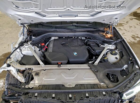 5UX53DP02P9N79846 2023 BMW X3 White ძრავის განყოფილების ხედი