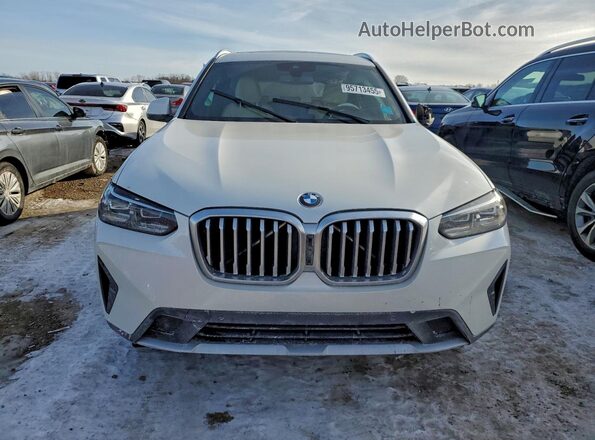 5UX53DP07P9P11869 2023 BMW X3 White Widok z przodu