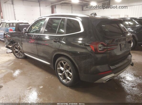 5UX53DP09N9K12438 2022 BMW X3 Black Tył lewy