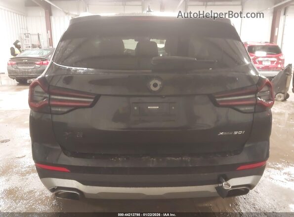 5UX53DP09N9K12438 2022 BMW X3 Black 