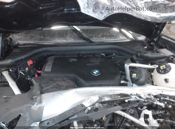 5UX53DP09N9K12438 2022 BMW X3 Black Widok z tyłu